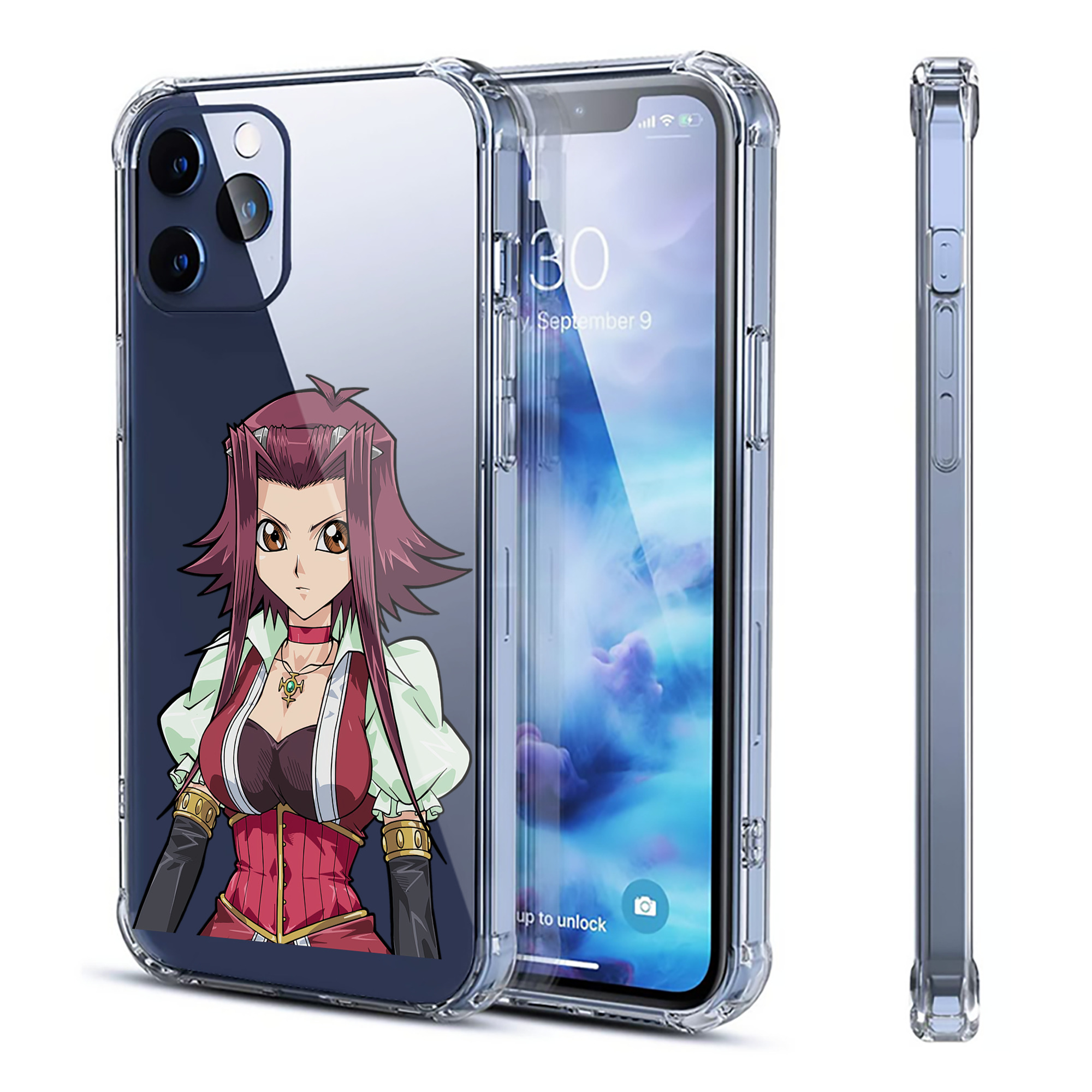 （画像用） 遊☆戯☆王 Yu-Gi-Oh! 【iPhone 12シリーズ対応】透明スマホケース（クリアソフトケース）